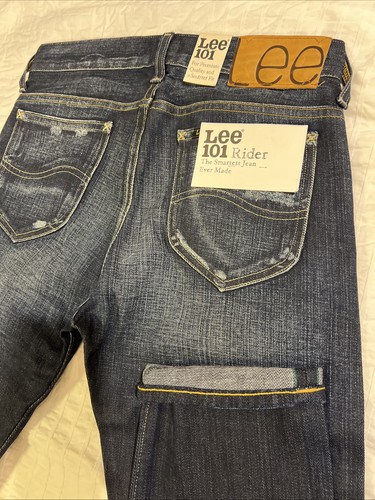 Lee 101 rider green selvedge - 101,