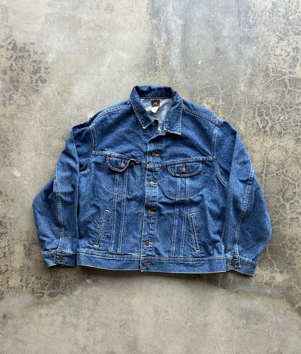 Vintage 80s dark blue lee - vintage,