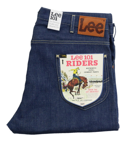 Lee 101 riders 70s - riders, selvedge