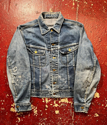 60s lee 101j denim jacket - 101j,
