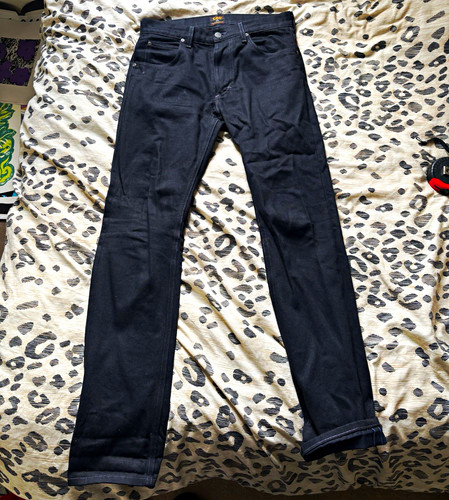 Lee 101 men - black, selvedge